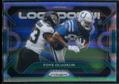 2023 Panini Prizm - Lockdown Silver Prizm #LD-8 Foye Oluokun Jaguars