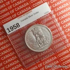 1958 Canada $1 Silver Dollar - UNCIRCULATED Coin  Totem 1858-1958 #coinsofcanada