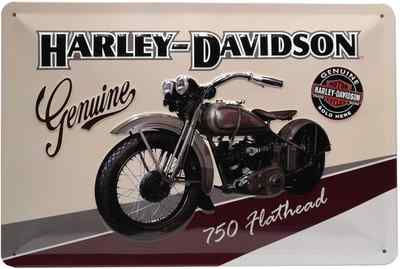 Harley Davidson Genuine - 3D geprägt! - 20 x 30 cm