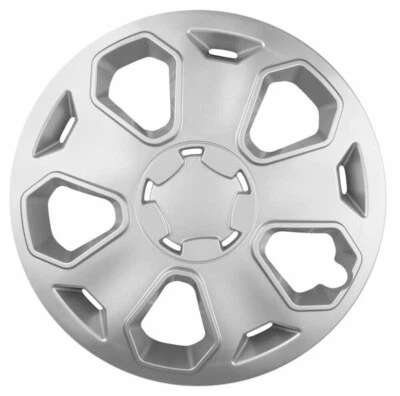 4x13" Wheel trims fit Nissan Micra with 13 inch wheels silver - Image 1 of 4