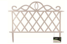 12 Pack Of Plastic White Garden Border Lawn Patio Flower Bed Fences