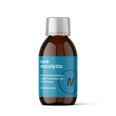 Mucolytic Food Supplement for Sore Throat Oral Solution 200ml Honey