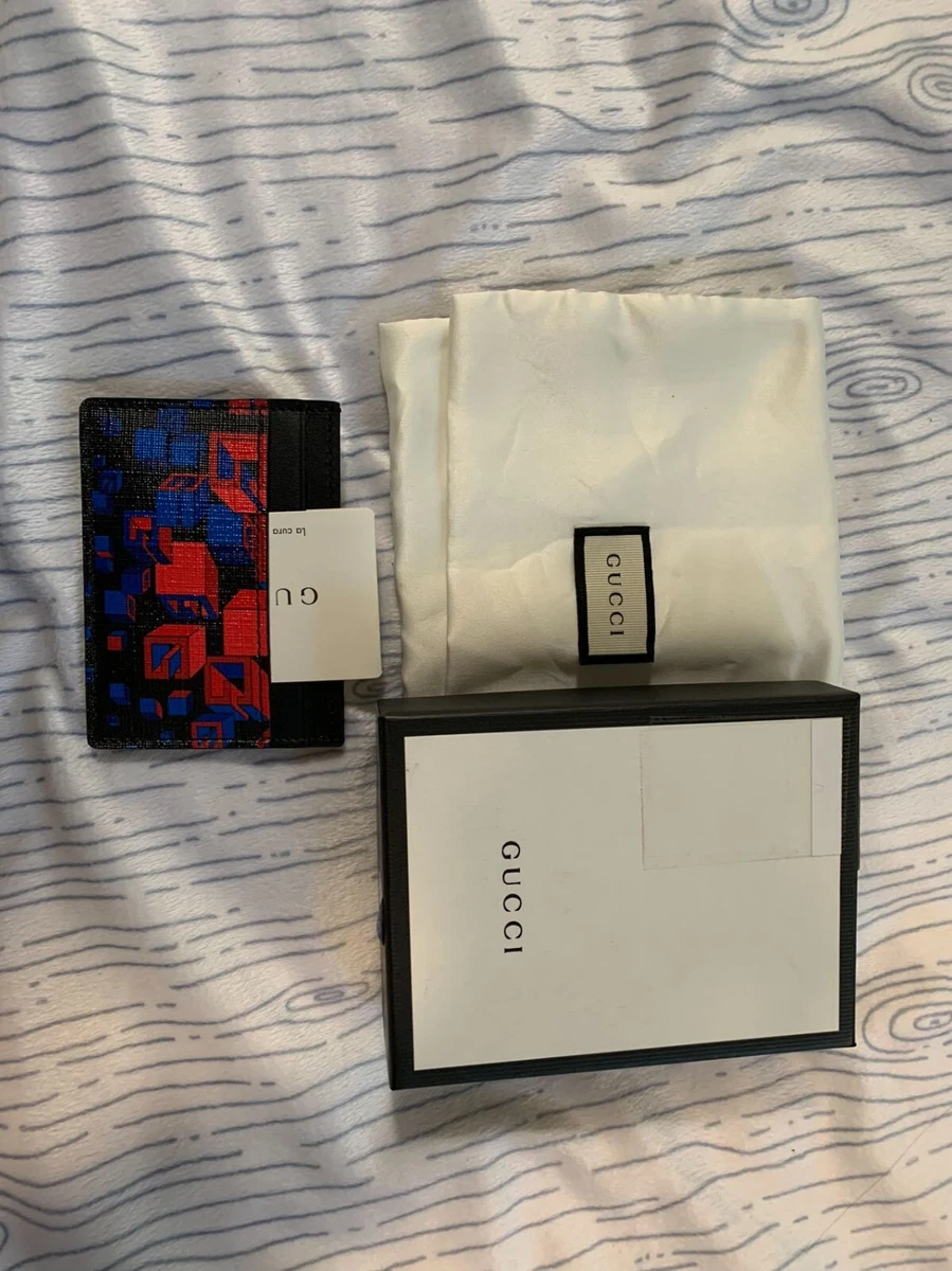 Gucci snake print card cheap holder