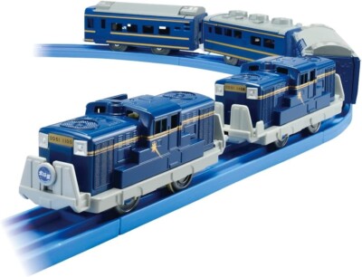 拓片43 Plarail The Last Blue Train HOKUTOSEI DD51 Double Heading