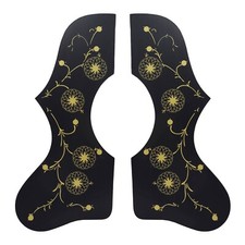 Left/Right J-200 SJ-200 Style Thin Acoustic Guitar Pickguard Self-adhesive Black