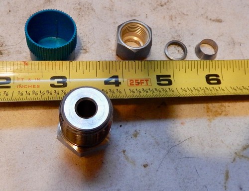 Swagelok Tube Fitting 1/2" MNPT-3/8”OD Tubing Male Conn GasTight XB9-UN4 SS 286T - Picture 6 of 7