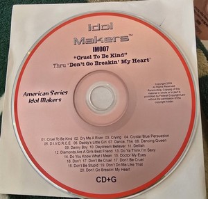 IDOL MAKERS KARAOKE IM008 Don't Let Me Be Lonely Tonight, Everybody Plays CD+G