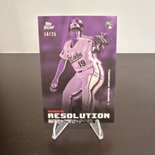 Topps 2025 Black & White Rookie Resolution Tomoyuki Sugano Orioles Purple /25