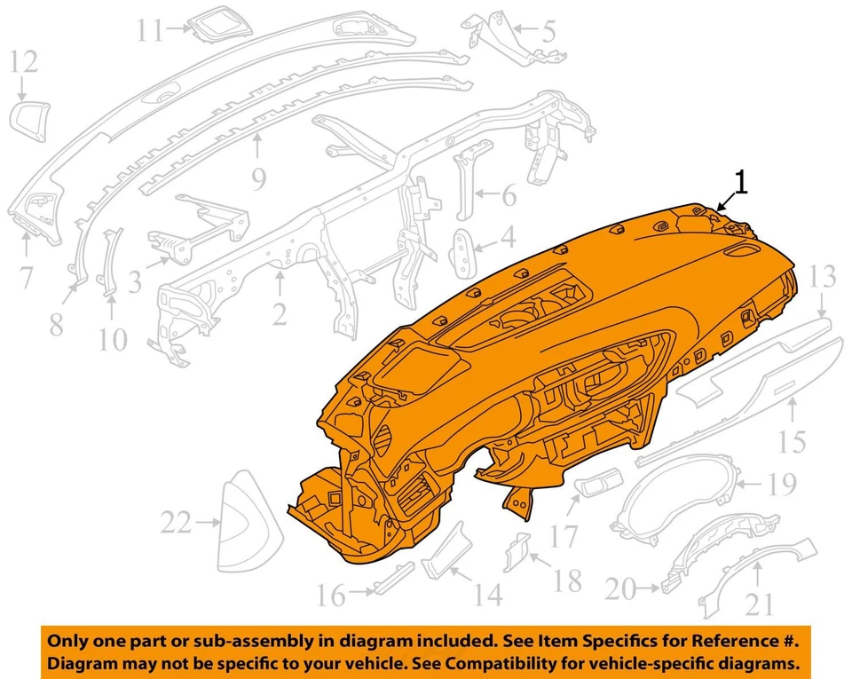 Panel de instrumentos sin pantalla frontal compatible con 12-17 AUDI A6 10291923 Foto 4 de 4