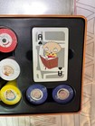 Family Guy Multi-Game Poker Set 200 Custom Poker Chips And Cards Sababa Toys EUC — photo 2