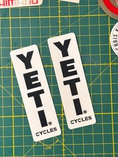 2x Stick Stick posteriori YETI - riproduzione premium. MTB retrò