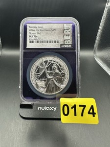 2026 Germania Mint Norns Urd 1 oz Silver 5 Mark NGC MS70