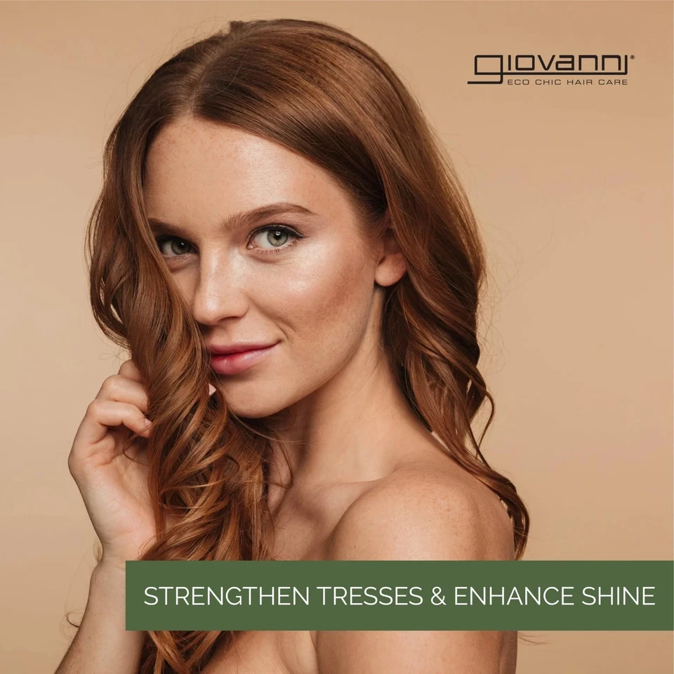 GIOVANNI ECO CHIC 50:50 Balanced Hydrating Clarifying Shampoo - Leaves Hair pH - Image 4 of 4