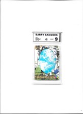 1996 Barry Sanders Pacific Collection LITHO-CEL #36 NICE Graded 9 MINT!