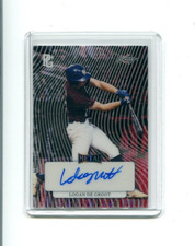 2023 Leaf Perfect Game Showcase Rainbow Matrix Proof Logan De Groot Auto 1/1