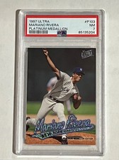 MARIANO RIVERA 1997 FLEER ULTRA #P103 PLATINUM MEDALLION YANKEES SP - PSA 7