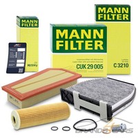 Mann Inspektionspaket FÜR Mercedes C E-KLASSE W204 W212 180 200 250 +Kompressor