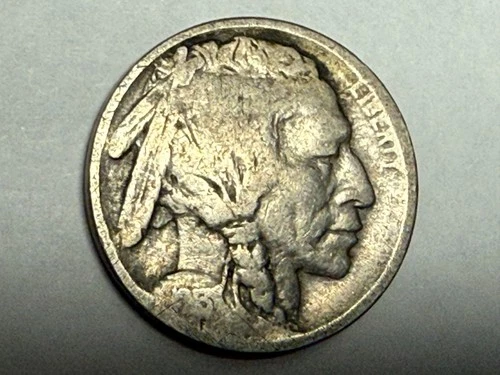 1913 type 1 (on mound) Indian Head BUFFALO NICKEL. Good-VG. #q4