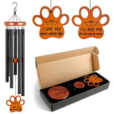 Pet Memorial Wind Chime  Sympathy Gifts for Loss of Dog, Cat in Memory of a ...