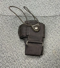 Universal Radio Holder For Duty Gear, Black Nylon Adjustable