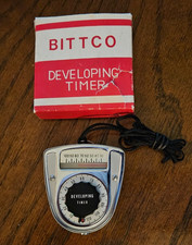 Vintage Bittco DEVELOPING TIMER W/ THERMOMETER And Box Excellent