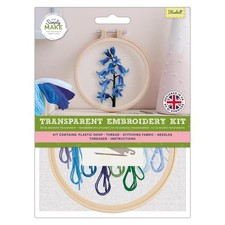Simply Make 5" Embroidery Kit - Bluebell