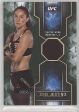 2017 Topps UFC Knockout Knockout Relics Green 6/50 Cris Justino #KR-CJ p5q