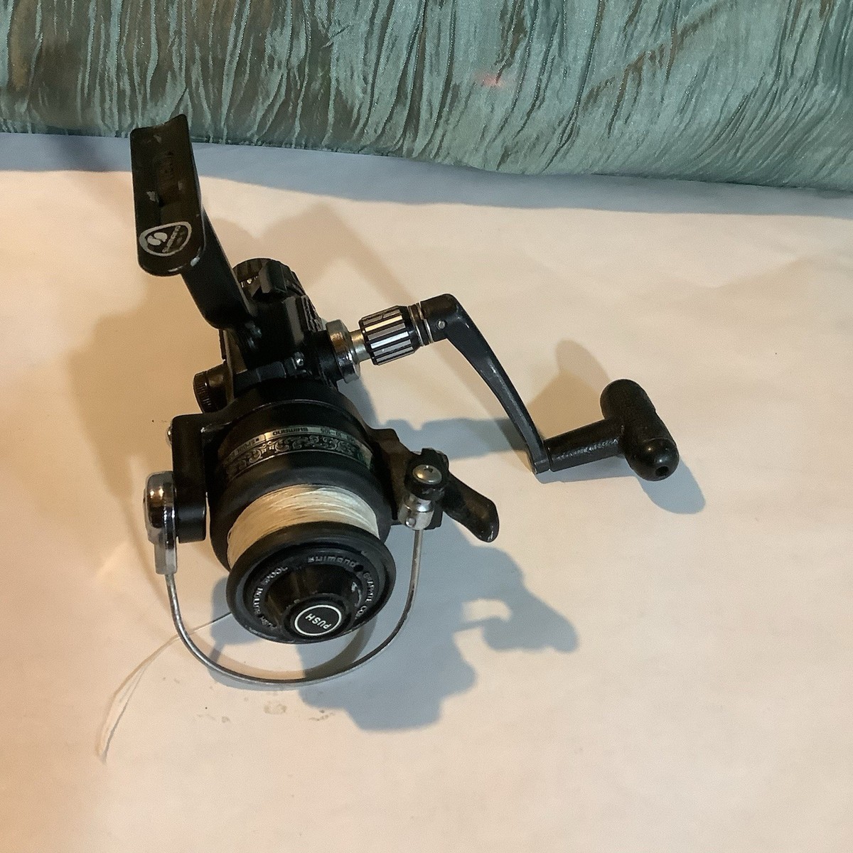Publicité Originale 1983 - Shimano Custom X QuickFire - Bobine Rotative Vintage
