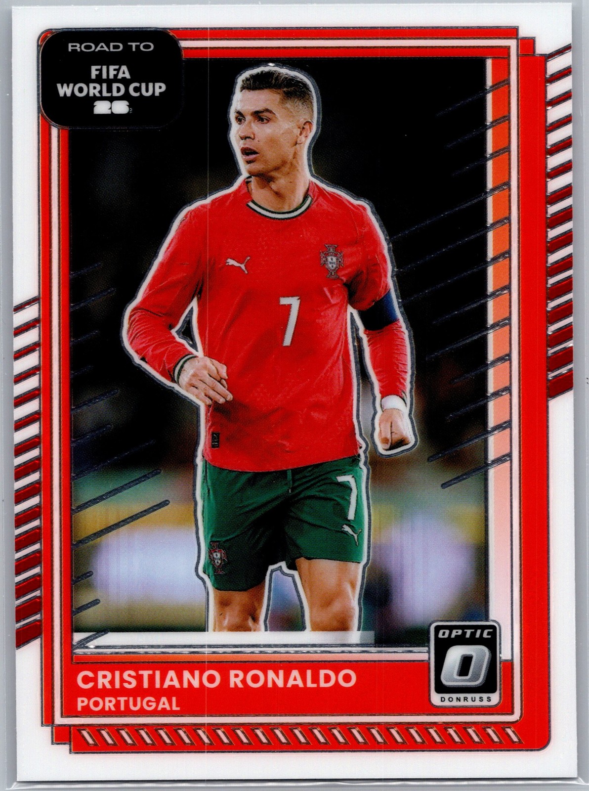 2025-26 Donruss Road to FIFA World Cup #91 Cristiano Ronaldo Optic