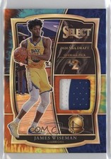 2020 Select Draft Selections Memorabilia Tie-Dye Prizm 3/25 James Wiseman 06mc