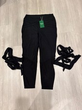 Halara High Rise Leggings 7/8 Length Size XL Black Side Pockets Yoga Activewear