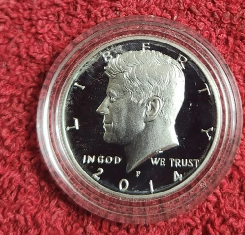 2014 p silver proof Kennedy half dollar