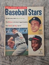 Dell Sports Magazine Baseball Stars June 1960 Aaron Wynn Kuenn