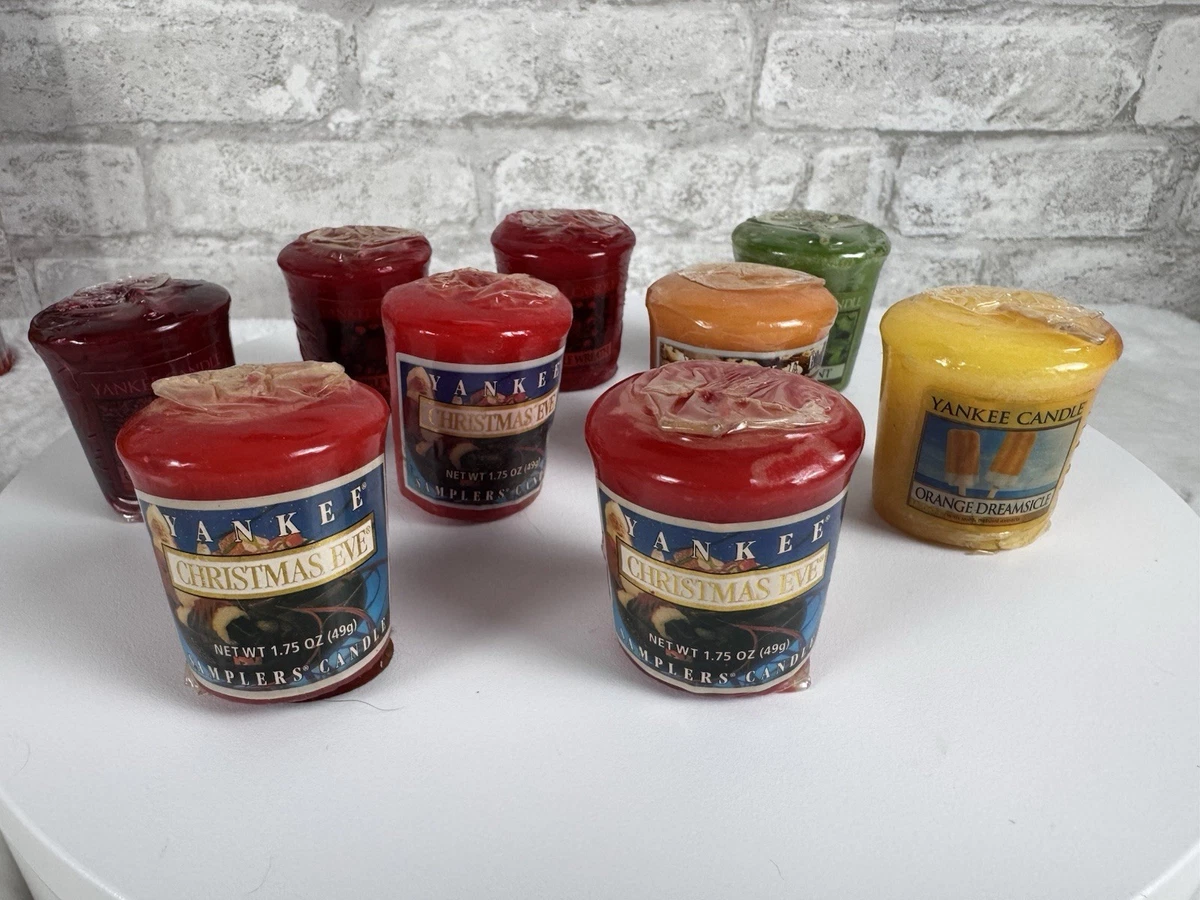 4 Bougies Votives Yankee Candle Festival Of Lights & Christmas Wreath - Rares