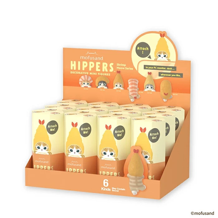 Hippers Mofusand Vol.2 Shrimp Meow Series Assort Box 1 Box 12
