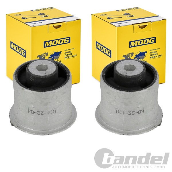 2X Moog Querlenkerlager Buchsen Vorne Oben Passend FüR Mercedes C-KLASSE CLS E-K-image