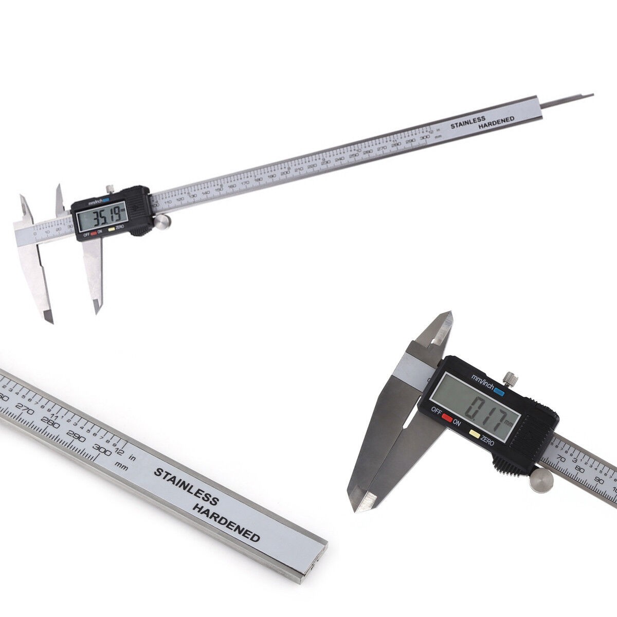 Calibro Elettronico 300 mm Inox Professionale - Prezzo Stock con Valigetta