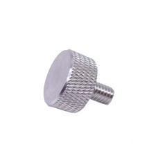 Wkooa Knurled Head Thumb Screws with Collar Aluminum 1/4-20 Threads Length 1/2 '