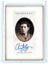2019 Futera Unique GRANT LAVIGNE Prominent Auto /19 - Colorado Rockies