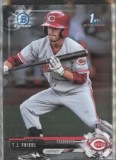 2017 1st Bowman #BCP71 T.J. Friedl Chrome Prospects