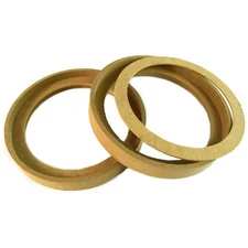 2x 6.5″ MDF Speaker Rings with Recess with Trim Bezels  – 3/4″ Extension