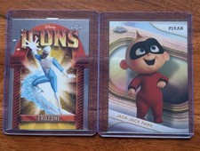 Topps Chrome Disney Pixar Lot 2 Cards Frozone Jack-Jack Parr