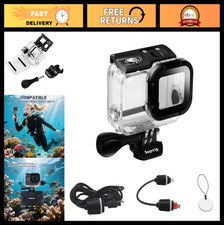 Waterproof Case for GoPro Hero 7/6/5 - Underwater Housing, 164ft Depth, Durable