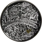 Marshall Mint Virginia City, NV Comstock Lode 1 oz .999 Silver Round with Nugget