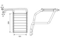 Valeo WäRmetauscher, Innenraumheizung 811677 FüR Ford