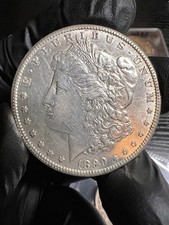 1899 O Morgan Silver Dollar United States of America $1 Coin, AU/BU