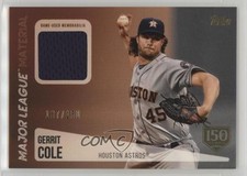 2019 Topps Update Major League Material 150th Anniversary /150 Gerrit Cole 7fb