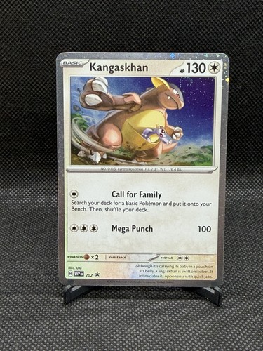 Pokemon Kangaskhan SVP 202 Two Swirls Scarlet & Violet Black Star Promo