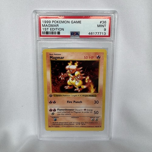 Magmar (1st Edition) graded PSA 9 for sale on eBay