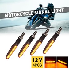 LED Motorcycle Signals Turn Blinker Lights Amber For DRZ400s Suzuki